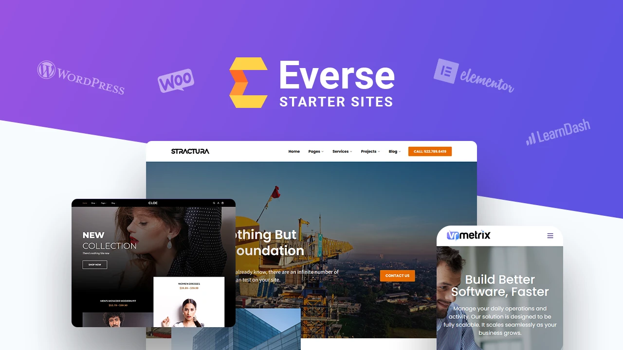 Спецпредложение для Everse WordPress Starter Sites - лучшая цена на рынке