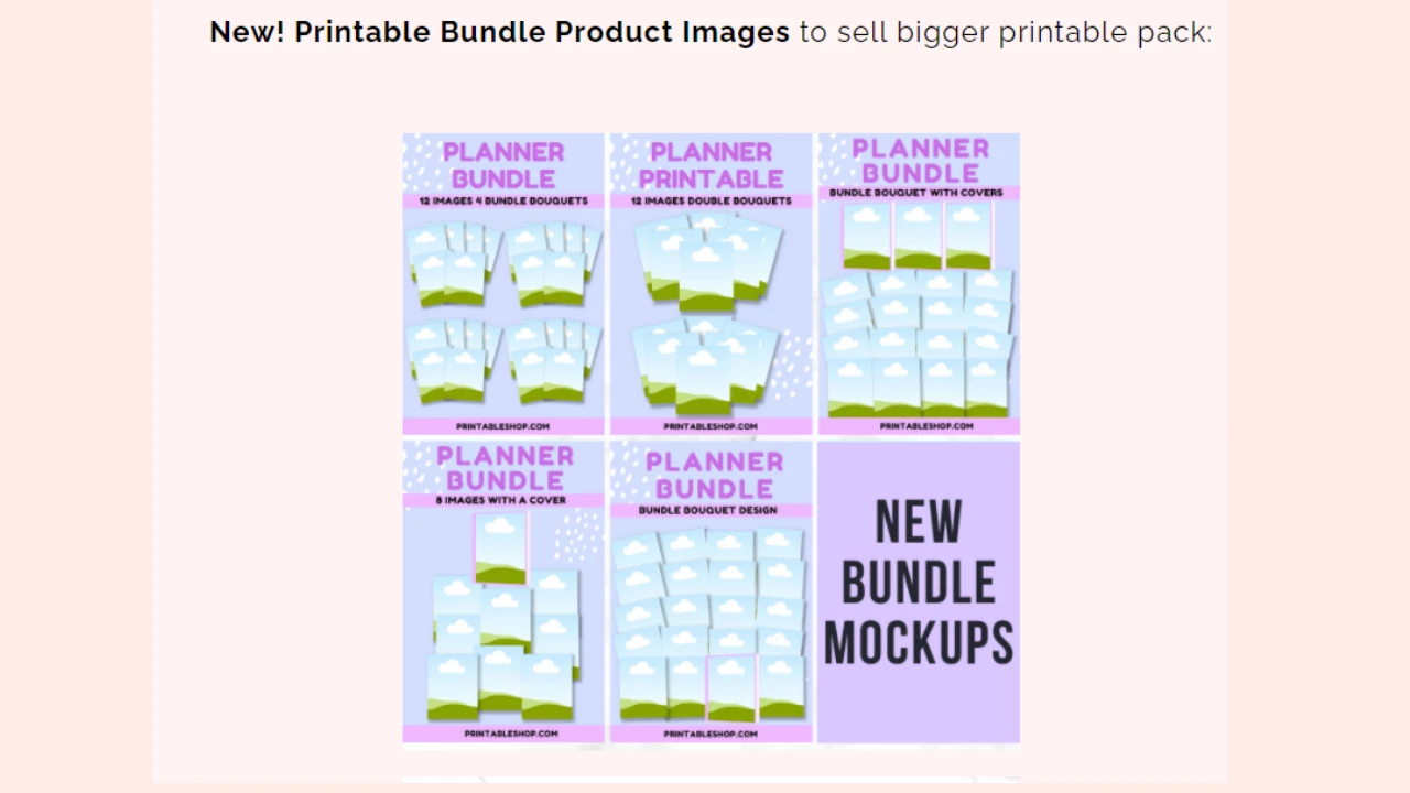 Спецпредложение для Canva Printable Mockup Templates - лучшая цена на рынке