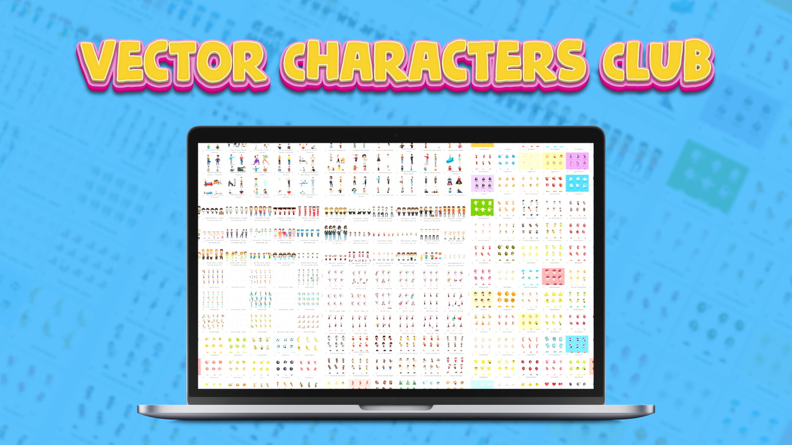 Спецпредложение для Mascot Vector Cartoon Characters Club - лучшая цена на рынке