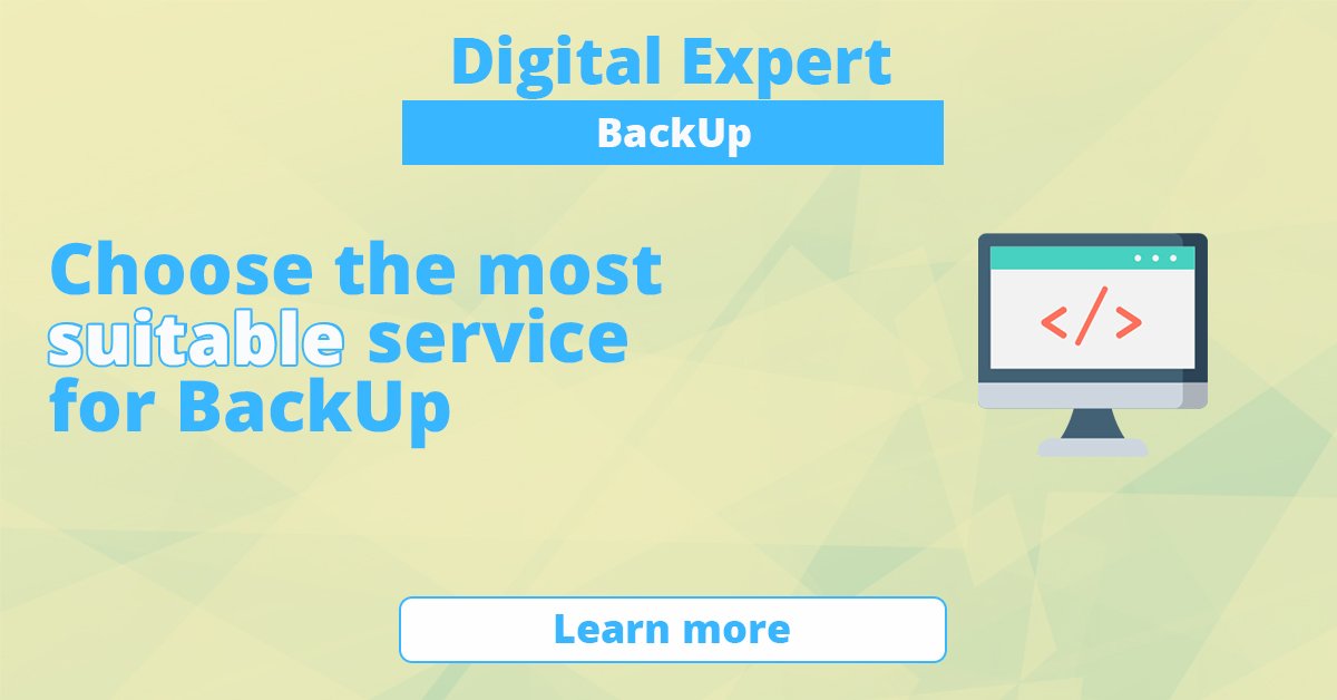 The best services for BackUp