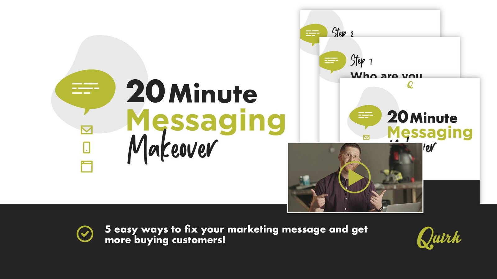 Спецпредложение для 20 Minute Messaging Makeover - лучшая цена на рынке
