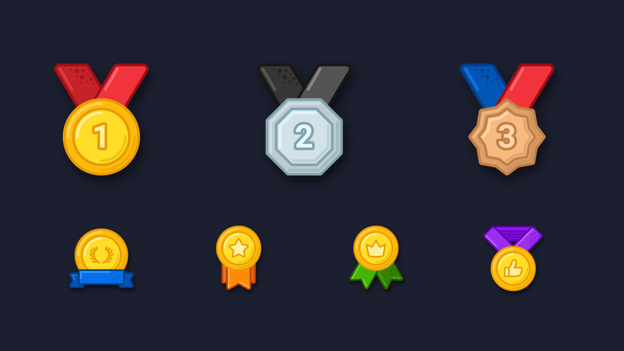 Спецпредложение для Awards & Achievements Icon System - лучшая цена на рынке