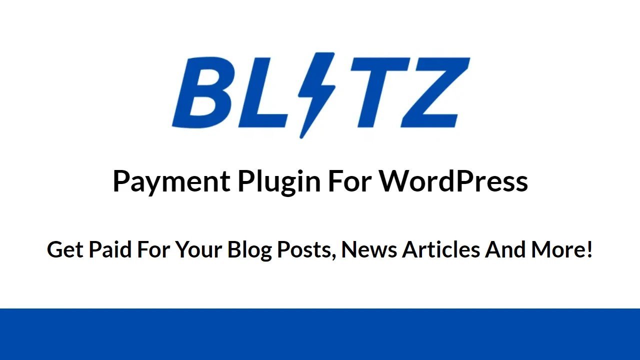 Спецпредложение для Blitz payment plugin for WordPress - лучшая цена на рынке