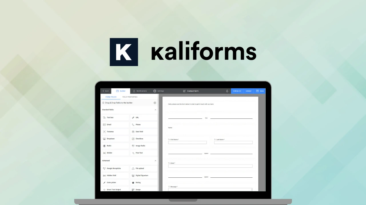 Спецпредложение для Kali Forms - лучшая цена на рынке