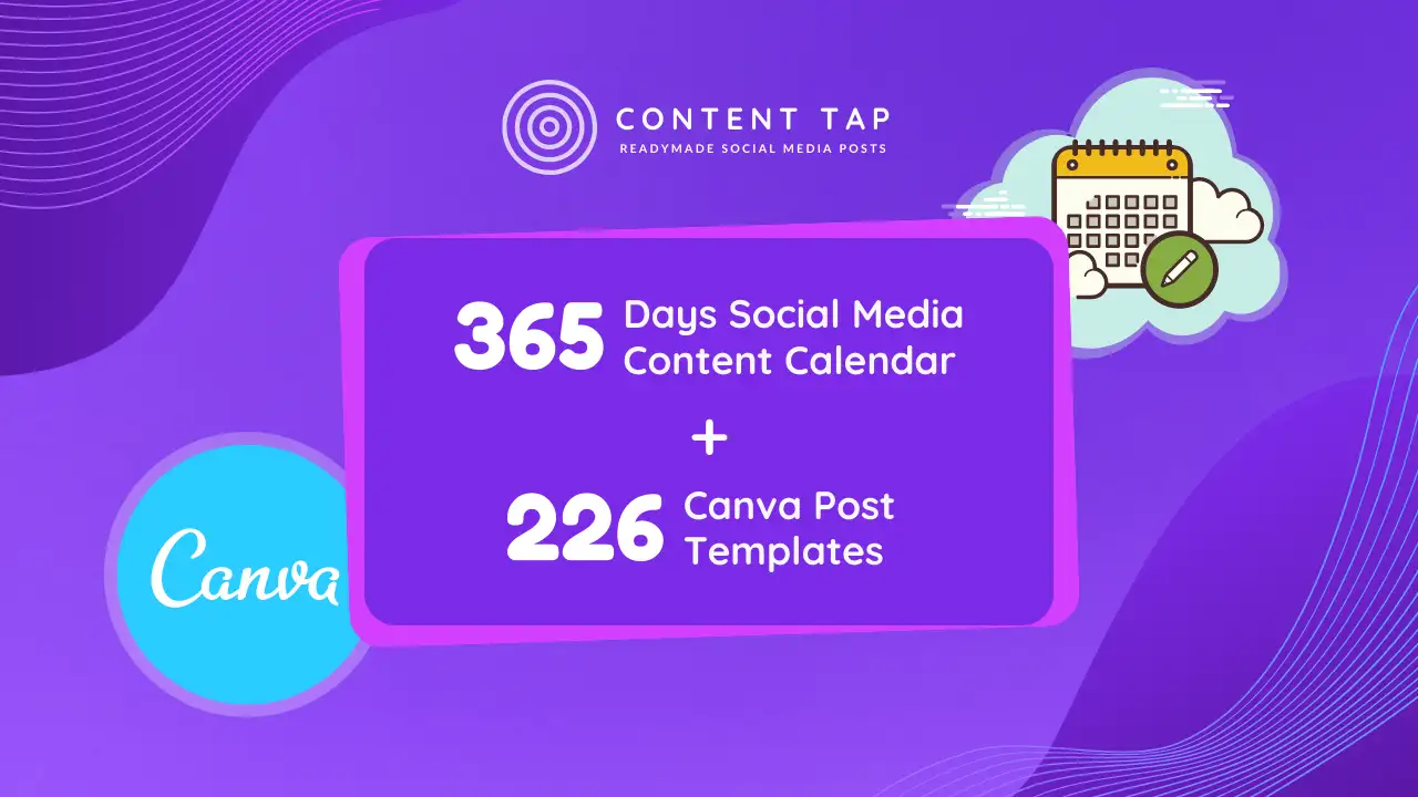 Спецпредложение для 365 Days Social Media Content Calendar - лучшая цена на рынке
