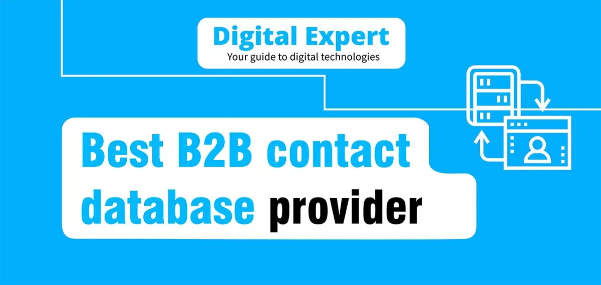 Best B2B contact database provider 2025