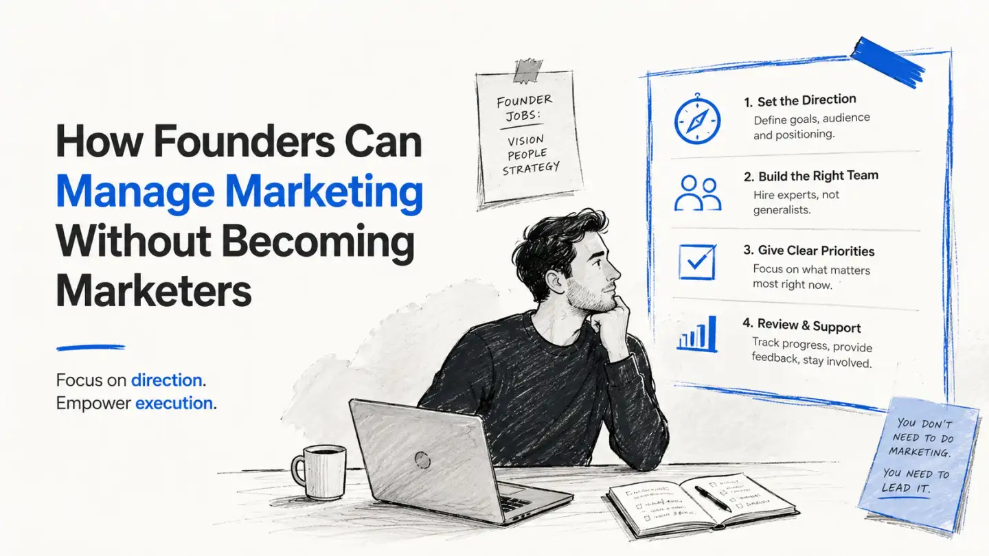 How Founders Can Manage Marketing Without Becoming Marketers
