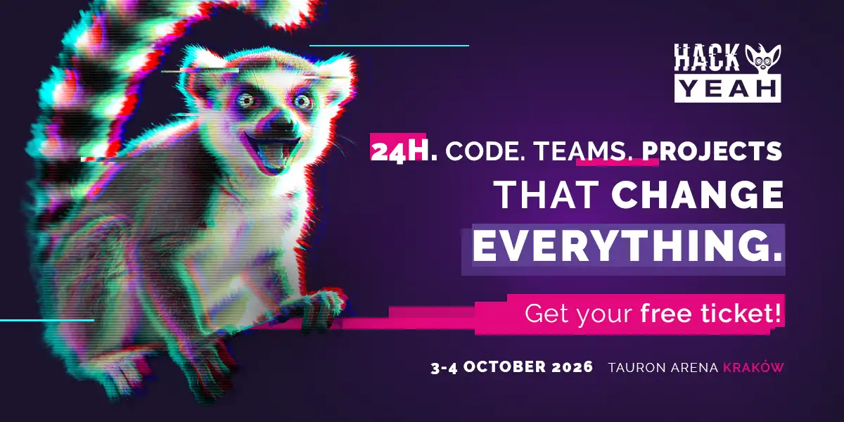 HackYeah 2026 – the biggest on-site hackathon in Europe