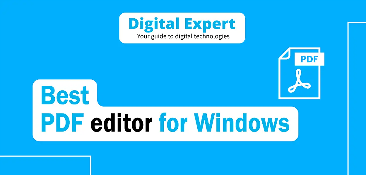 Best PDF editor for Windows 2025