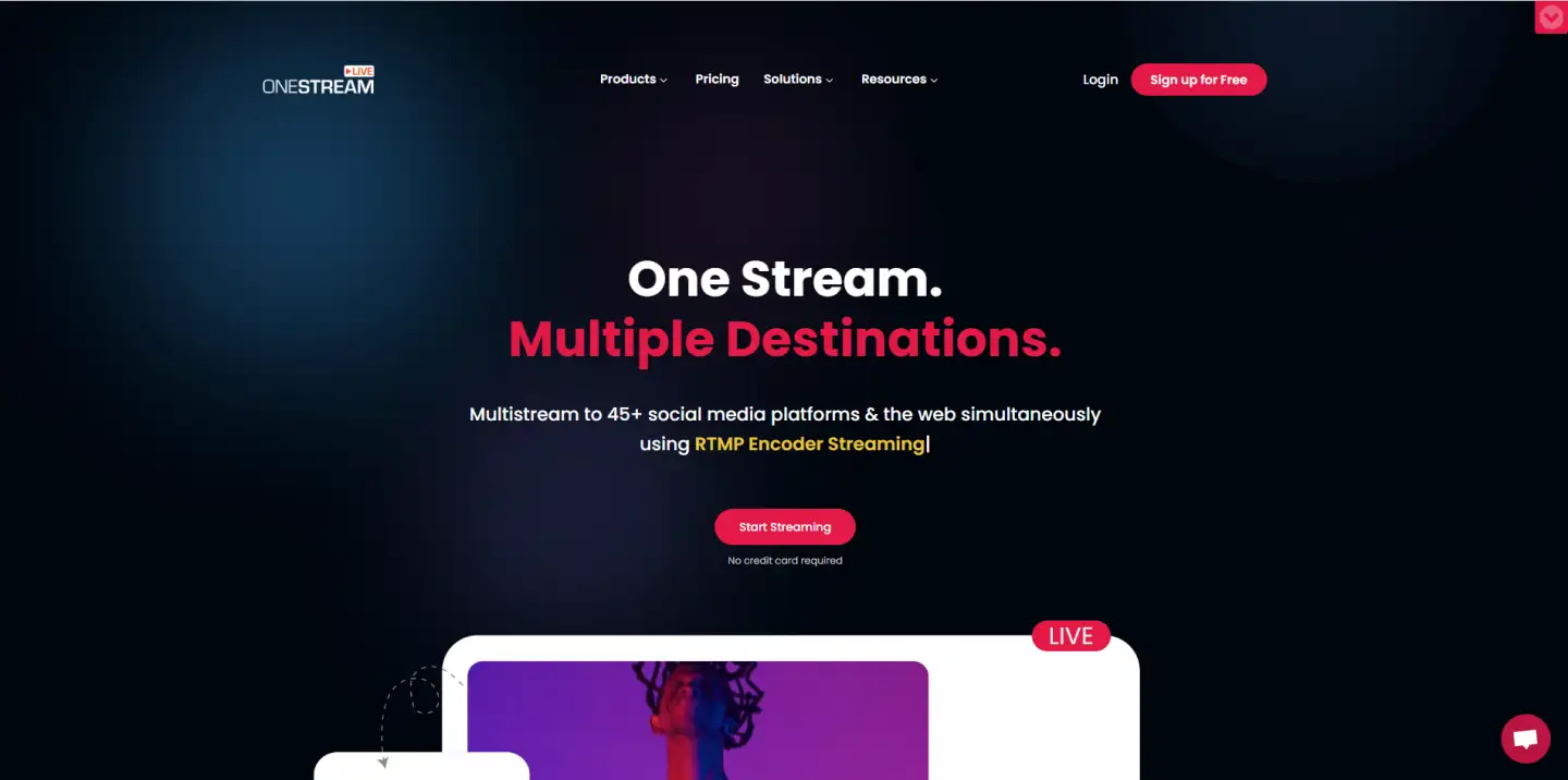 Homepage of OneStream