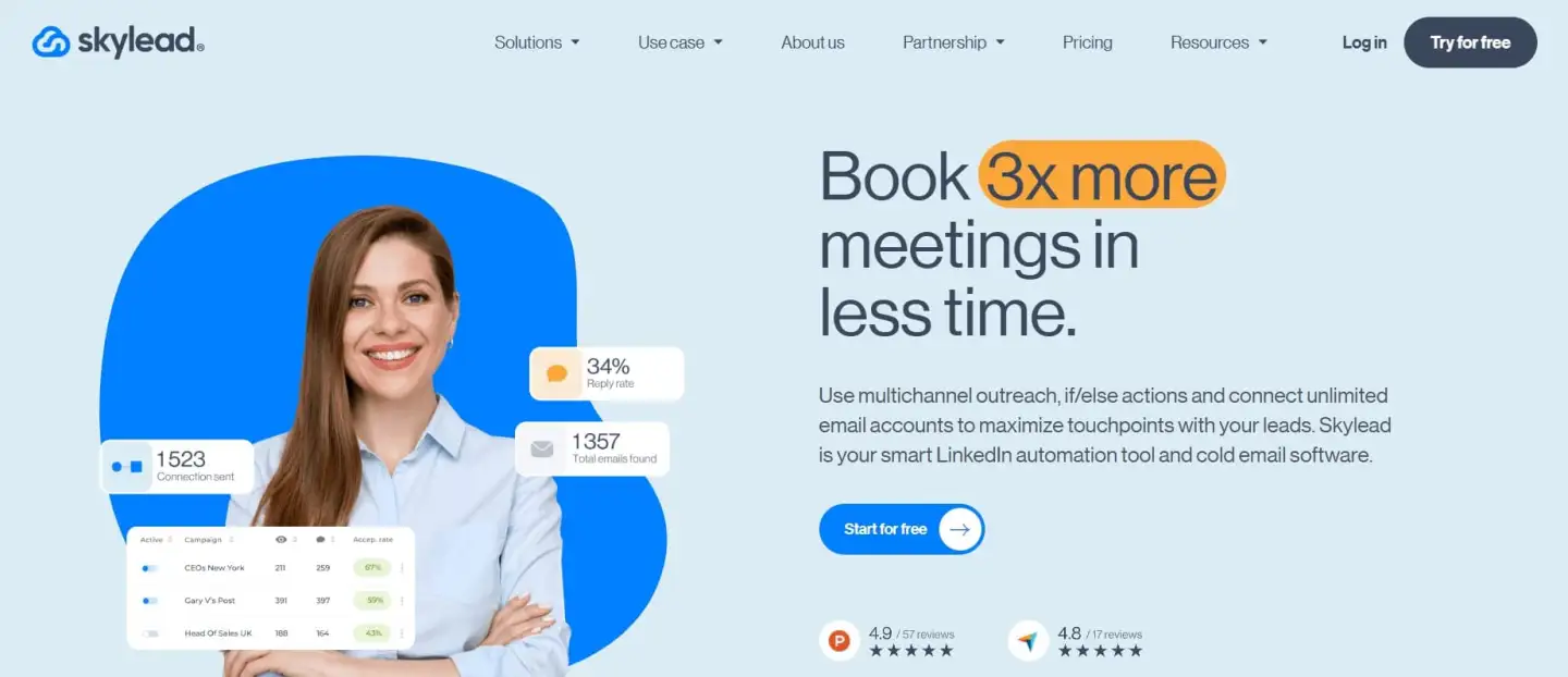 SkyLead’s dashboard helps you customize your LinkedIn outreach. It can also help you expand your LinkedIn network. This feature lets you set up personalized multi-channel sequences.