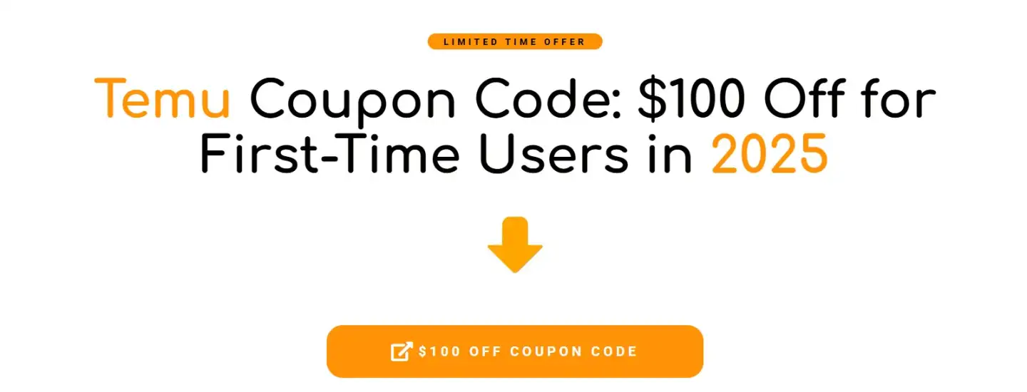Temu Coupon Code First Order