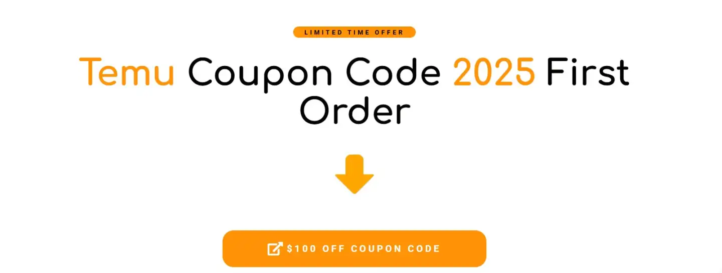 Temu Coupon Code First Order