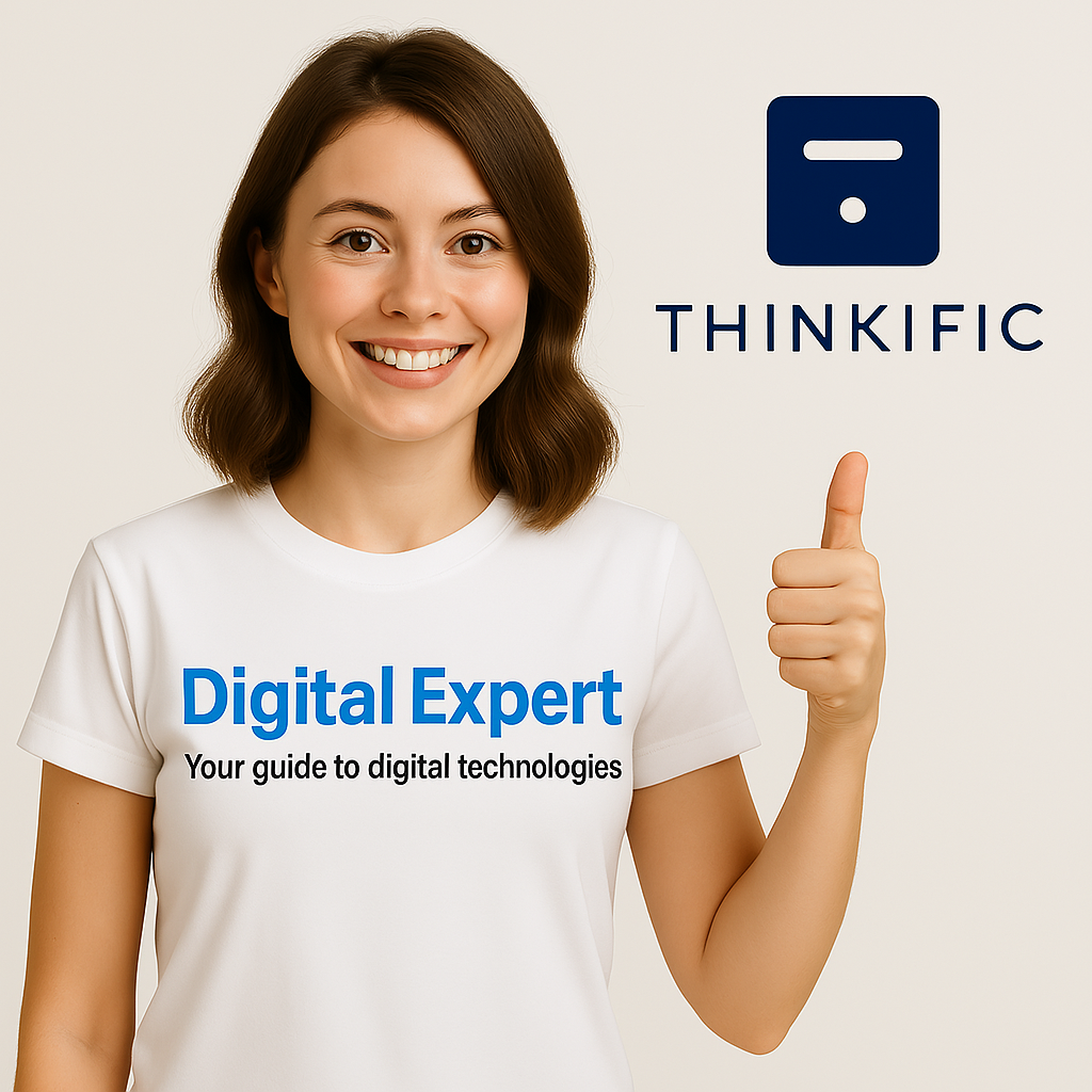 digital expert recommends thinkific